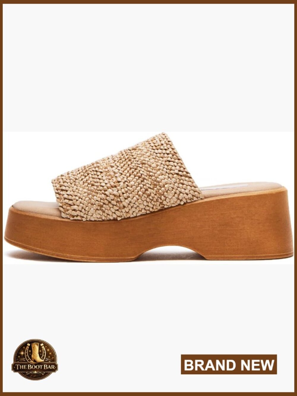 Woven Raffia Platform Wedge Sandals Slip On Espadrille Summer Boho Beach